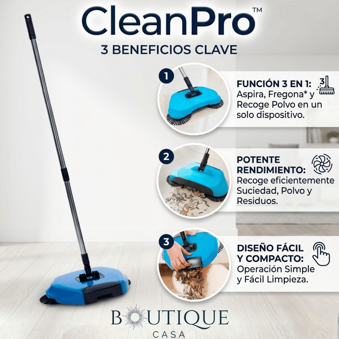 Escoba Barredora 3 en 1  | CleanPro™