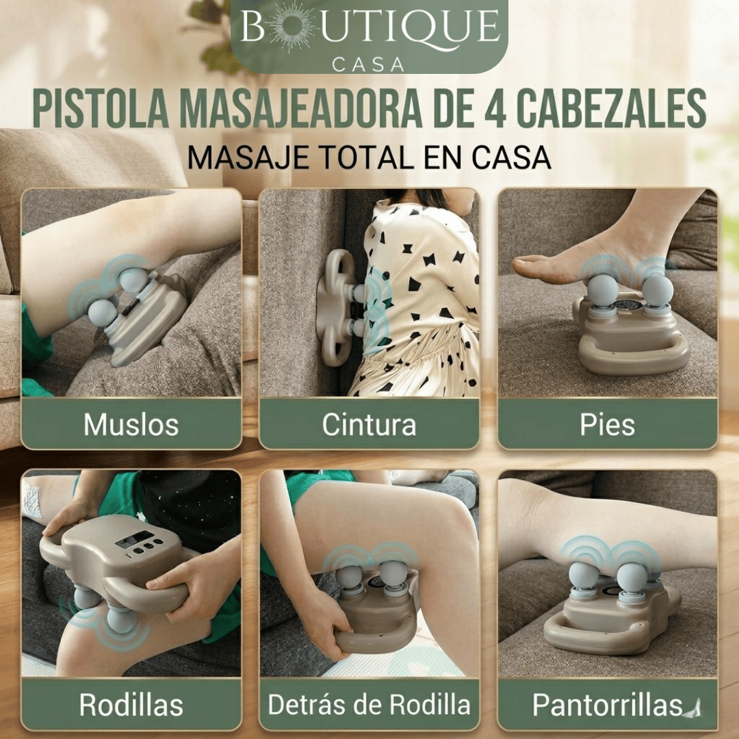 Masajeador Eléctrico de Percusión | RelaxPro™