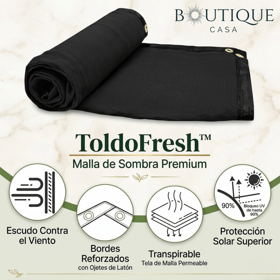 Malla Toldo para Exteriores | ToldoFresh™