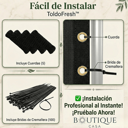 Malla Toldo para Exteriores | ToldoFresh™