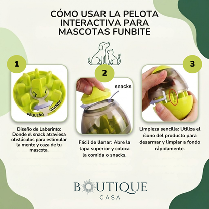 Pelota Interactiva para Perros | FunBite™