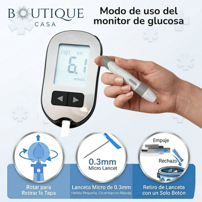 Monitor de Glucosa Instantáneo | GlucoCheck™