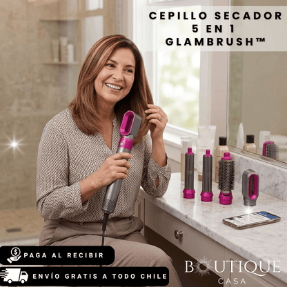 Cepillo Secador 5 en 1 | GlamBrush™