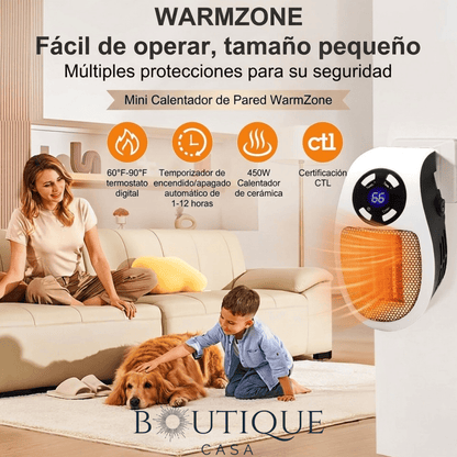 Mini Calefactor de Pared | WarmZone™