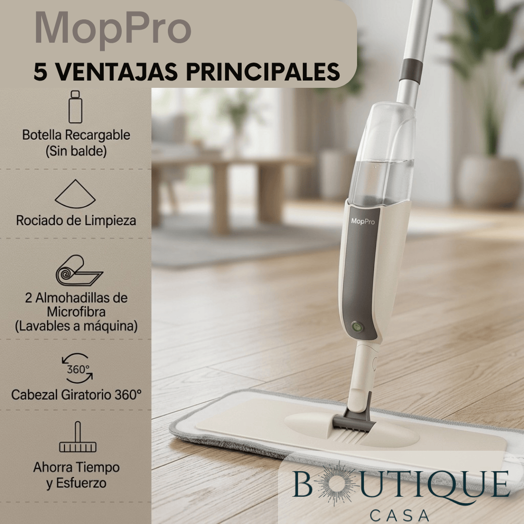 Trapeador Giratorio Multisuperficie | MopPro™