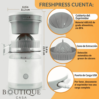 Exprimidor de Frutas Portátil | FreshPress™