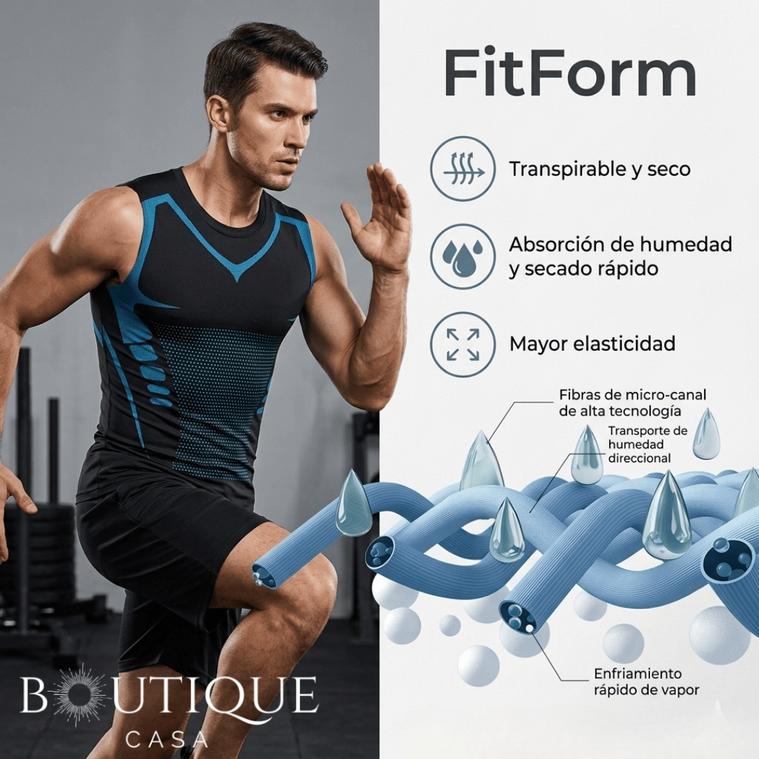 Chaleco de Compresión Masculino | FitForm™