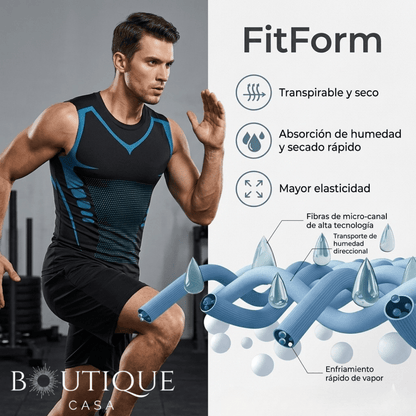 Chaleco de Compresión Masculino | FitForm™