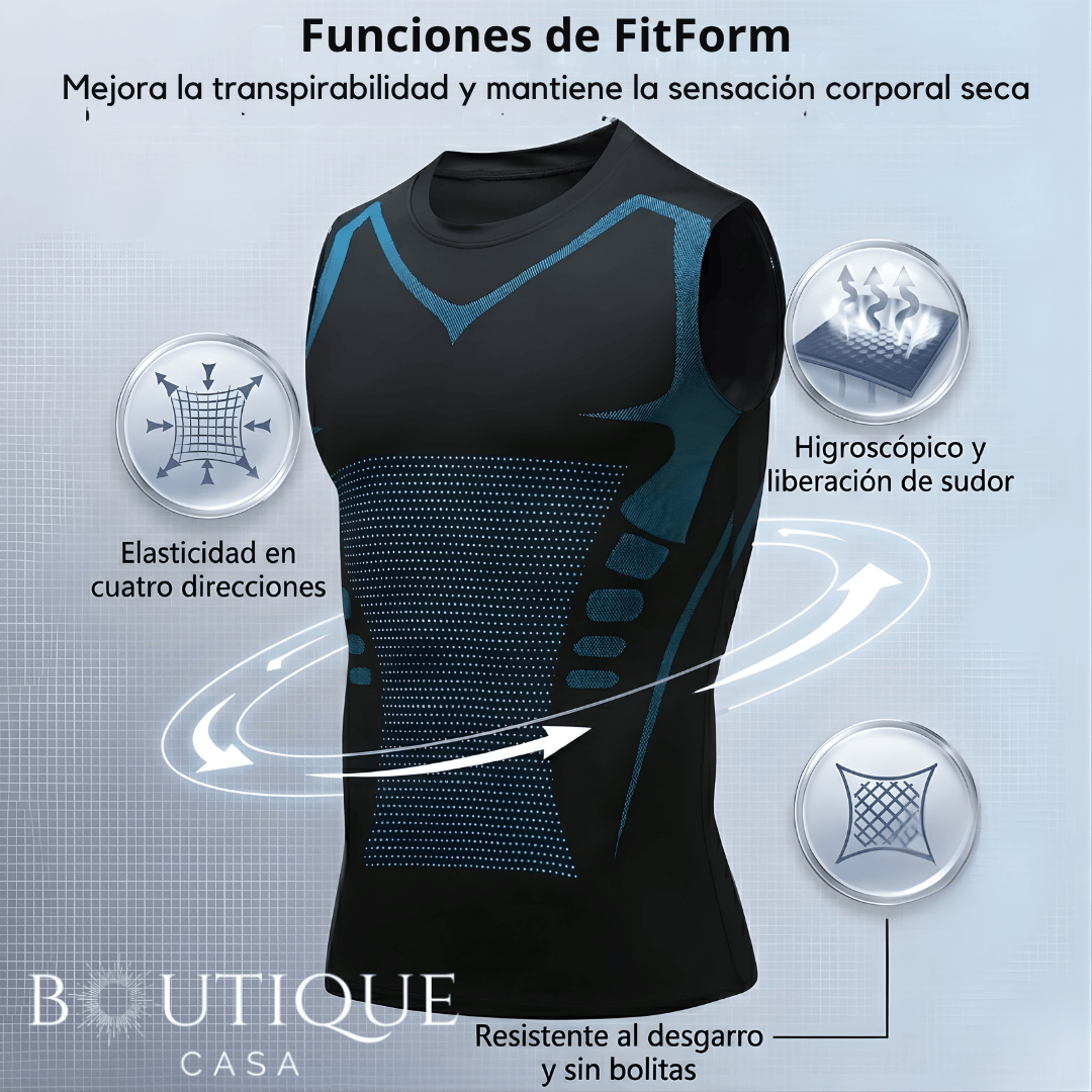 Chaleco de Compresión Masculino | FitForm™