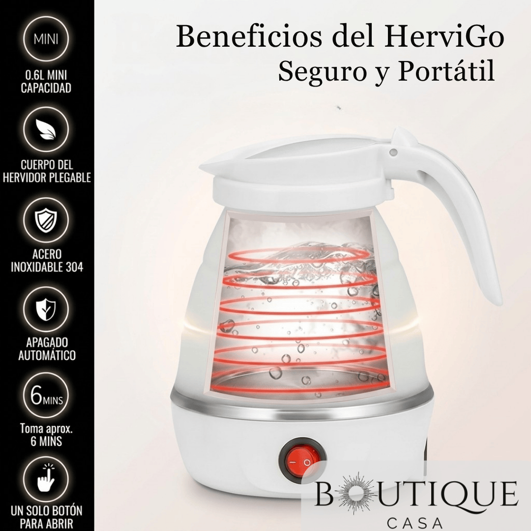 Hervidor Eléctrico Plegable de 600cc | HerviGo™