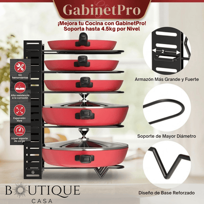 Organizador de Ollas y Tapas | GabinetPro™