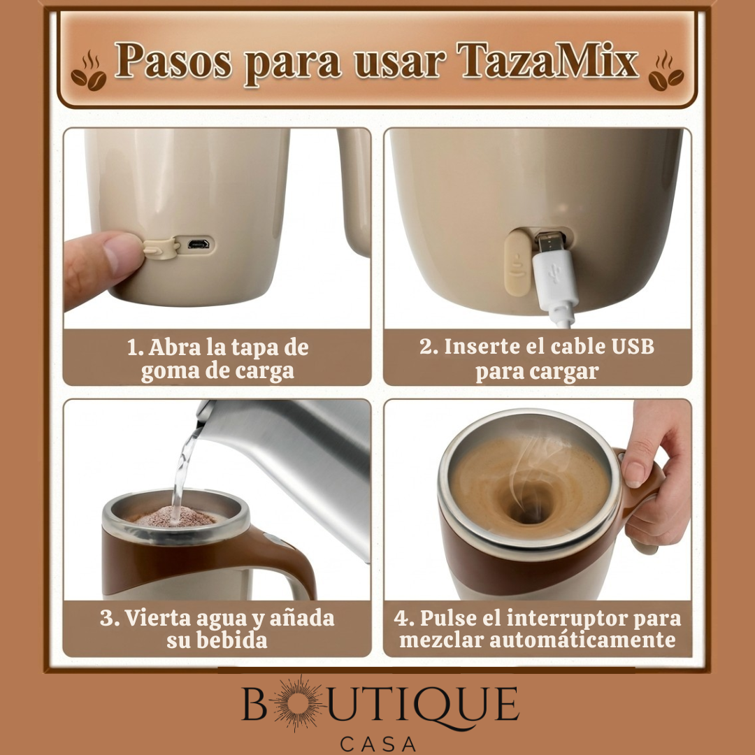 Taza de Auto Mezclado | TazaMix™