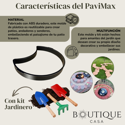 Molde de Pavimento + Kit Jardinero | PaviMax™