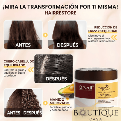 Mascarilla Capilar de Colágeno | HairRestore™
