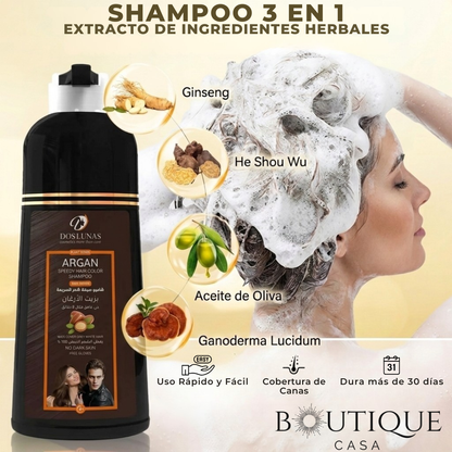 Shampoo Cubre Canas 3 en 1 | SilverFade™