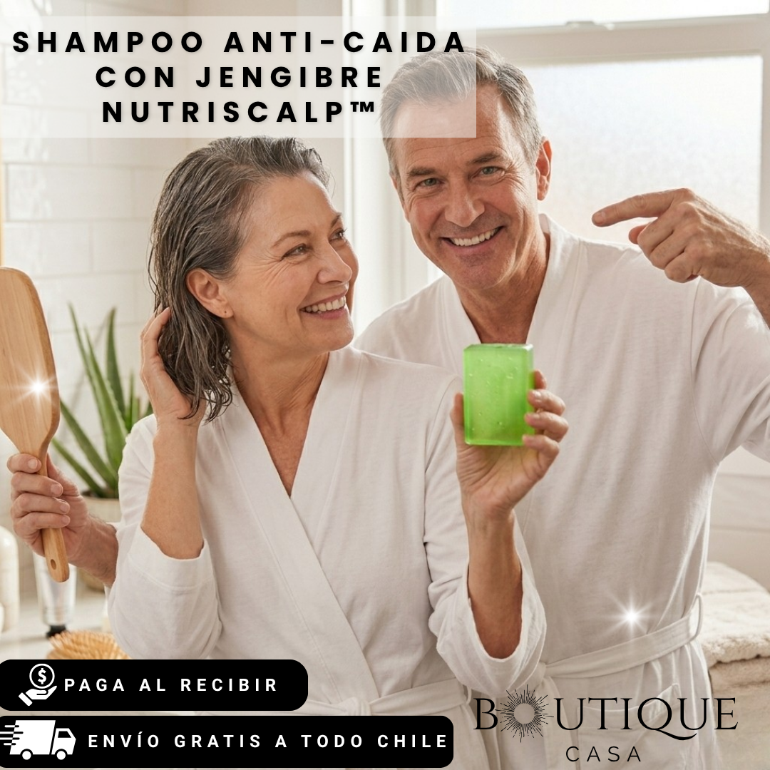 Shampoo Anti-Caida con Jengibre | NutriScalp™
