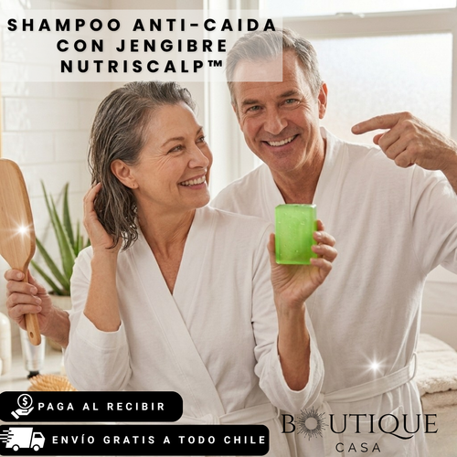 Shampoo Anti-Caida con Jengibre | NutriScalp™