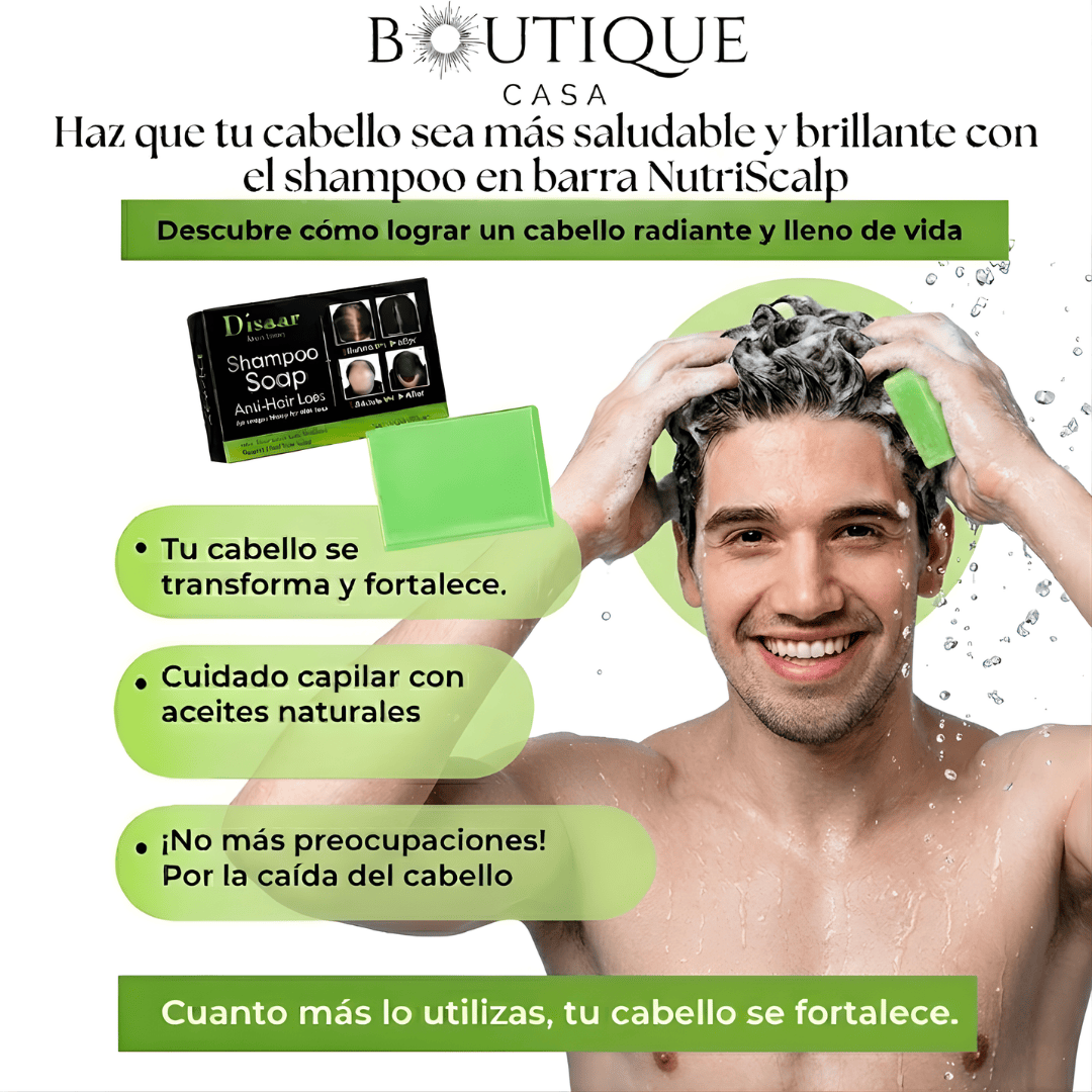 Shampoo Anti-Caida con Jengibre | NutriScalp™