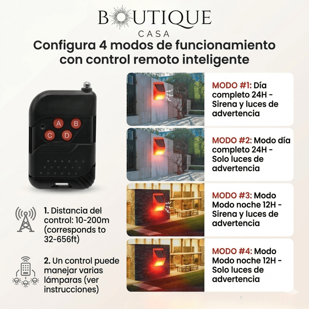 Alarma Solar Inalámbrica | SunAlert™