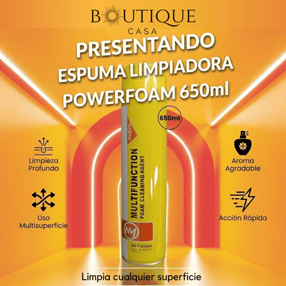 Espuma Limpiadora Multiuso 650ml | PowerFoam™