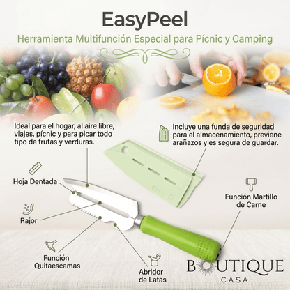 Cuchillo Pelador 5 en 1 | EasyPeel™