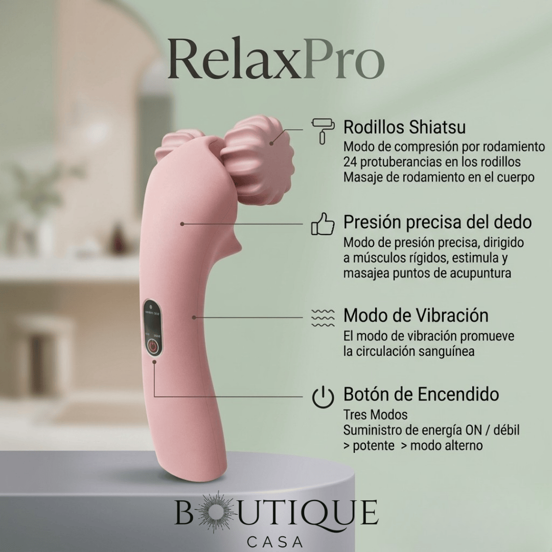 Masajeador Eléctrico Portátil | RelaxPro™