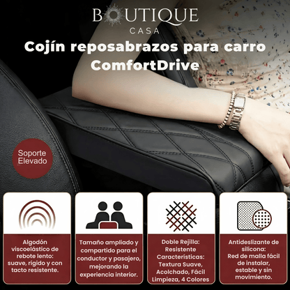 Cojín Reposabrazos para Carro | ComfortDrive™