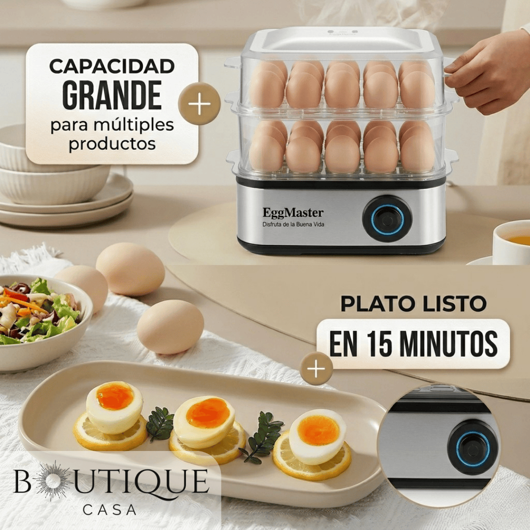Hervidor Eléctrico de 16 Huevos | EggMaster™