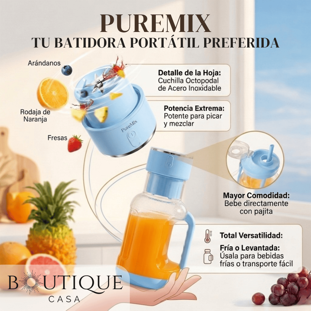 Mini Licuadora Portátil USB | PureMix™