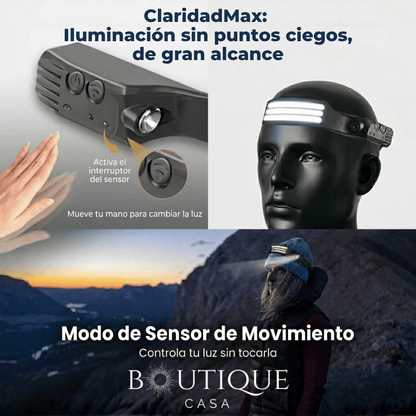 Linterna Frontal LED | ClaridadMax™
