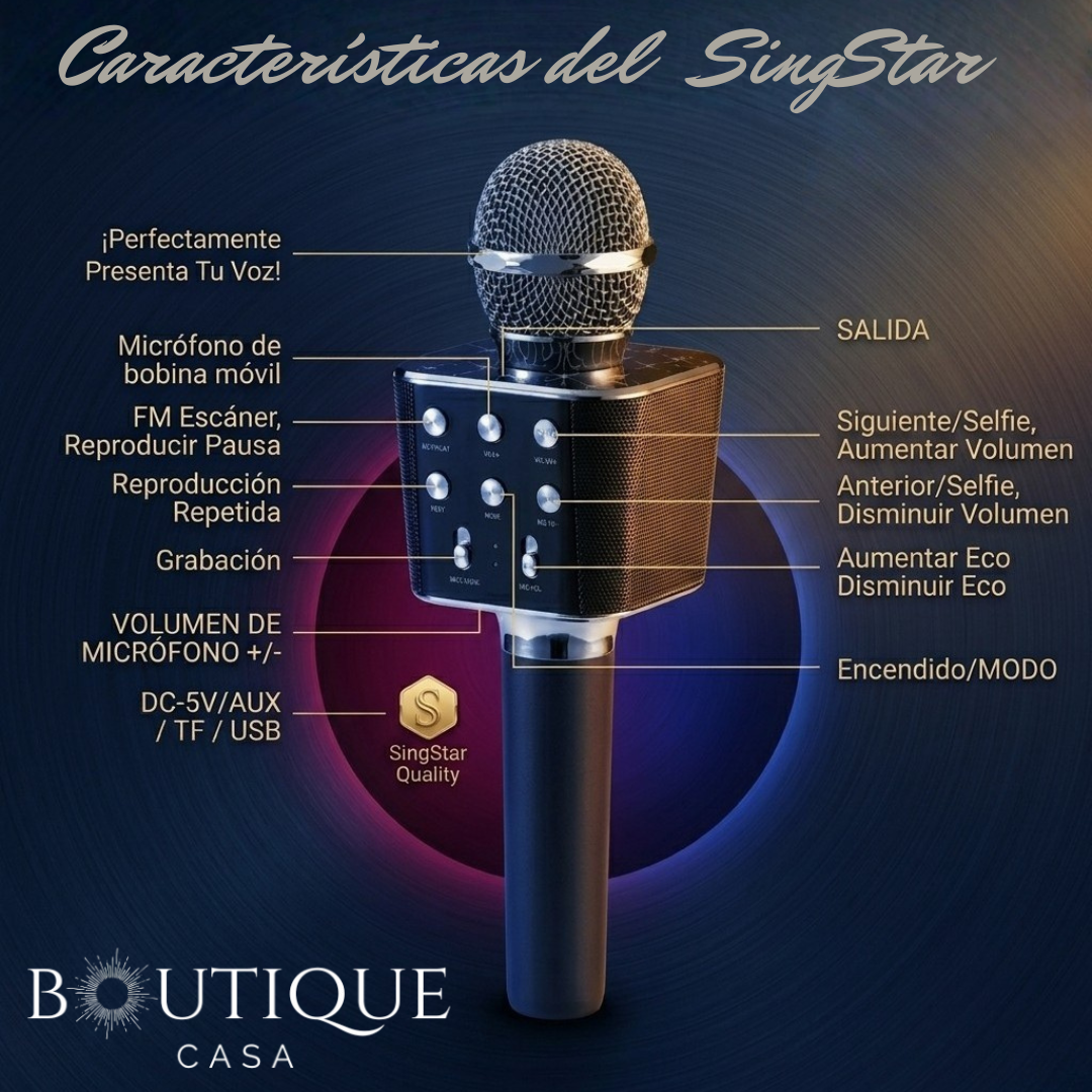 Micrófono Karaoke Inalámbrico | SingStar™