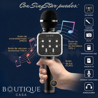 Micrófono Karaoke Inalámbrico | SingStar™