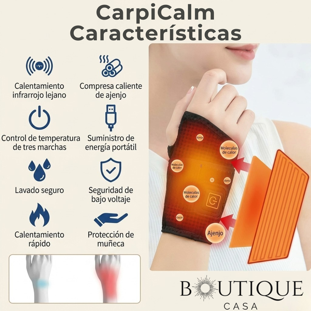 Muñequera con Masaje y Termoterapia | CarpiCalm™