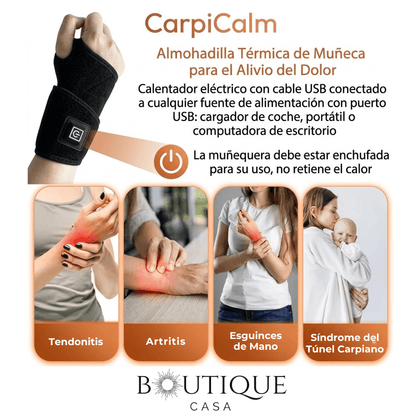 Muñequera con Masaje y Termoterapia | CarpiCalm™