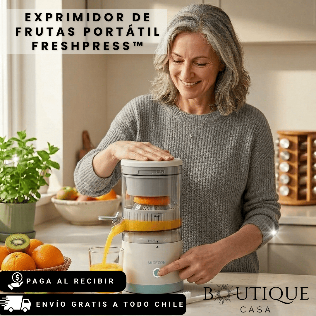 Exprimidor de Frutas Portátil | FreshPress™