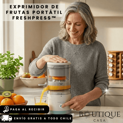 Exprimidor de Frutas Portátil | FreshPress™