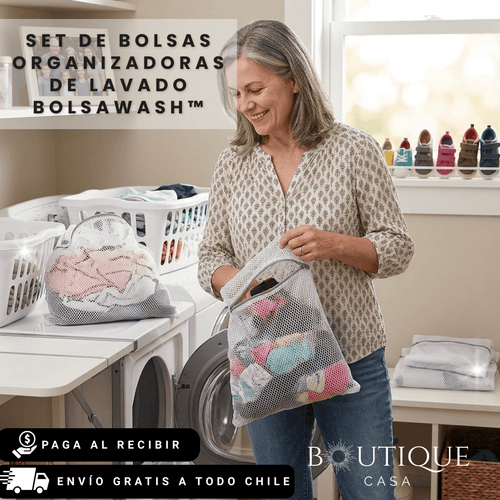 Set de bolsas organizadoras de lavado | BolsaWash™