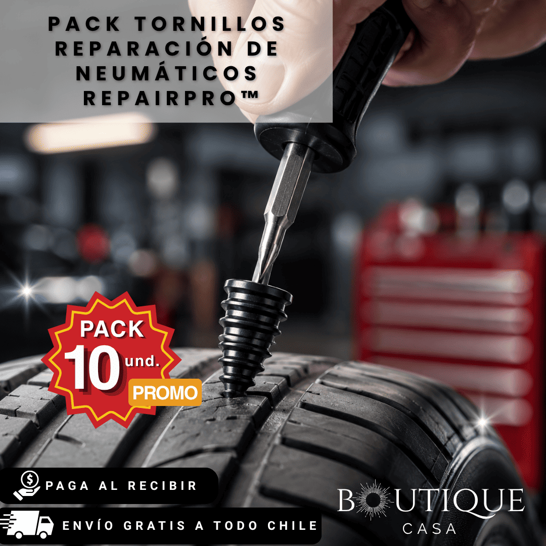 Pack 10 Tornillos Reparación de Neumáticos | RepairPro™