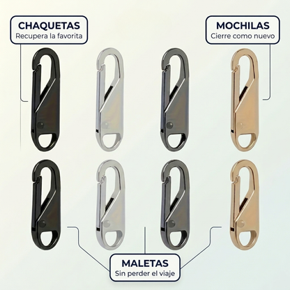 Pack de Tiradores Reemplazables para Cierres – Sin Coser