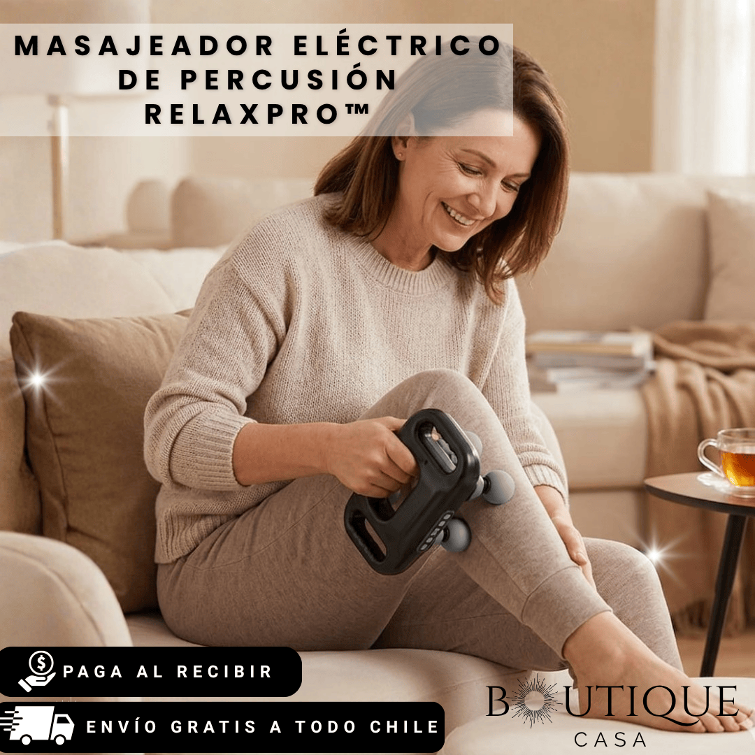 Masajeador Eléctrico de Percusión | RelaxPro™