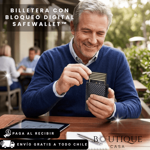 Billetera con bloqueo digital | SafeWallet™