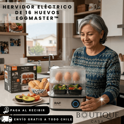 Hervidor Eléctrico de 16 Huevos | EggMaster™