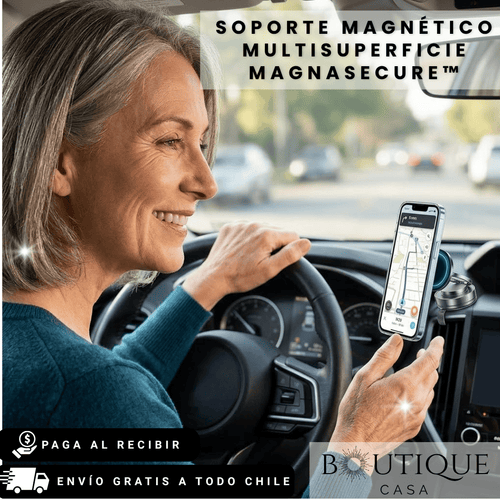 Soporte Magnético Multisuperficie | MagnaSecure™