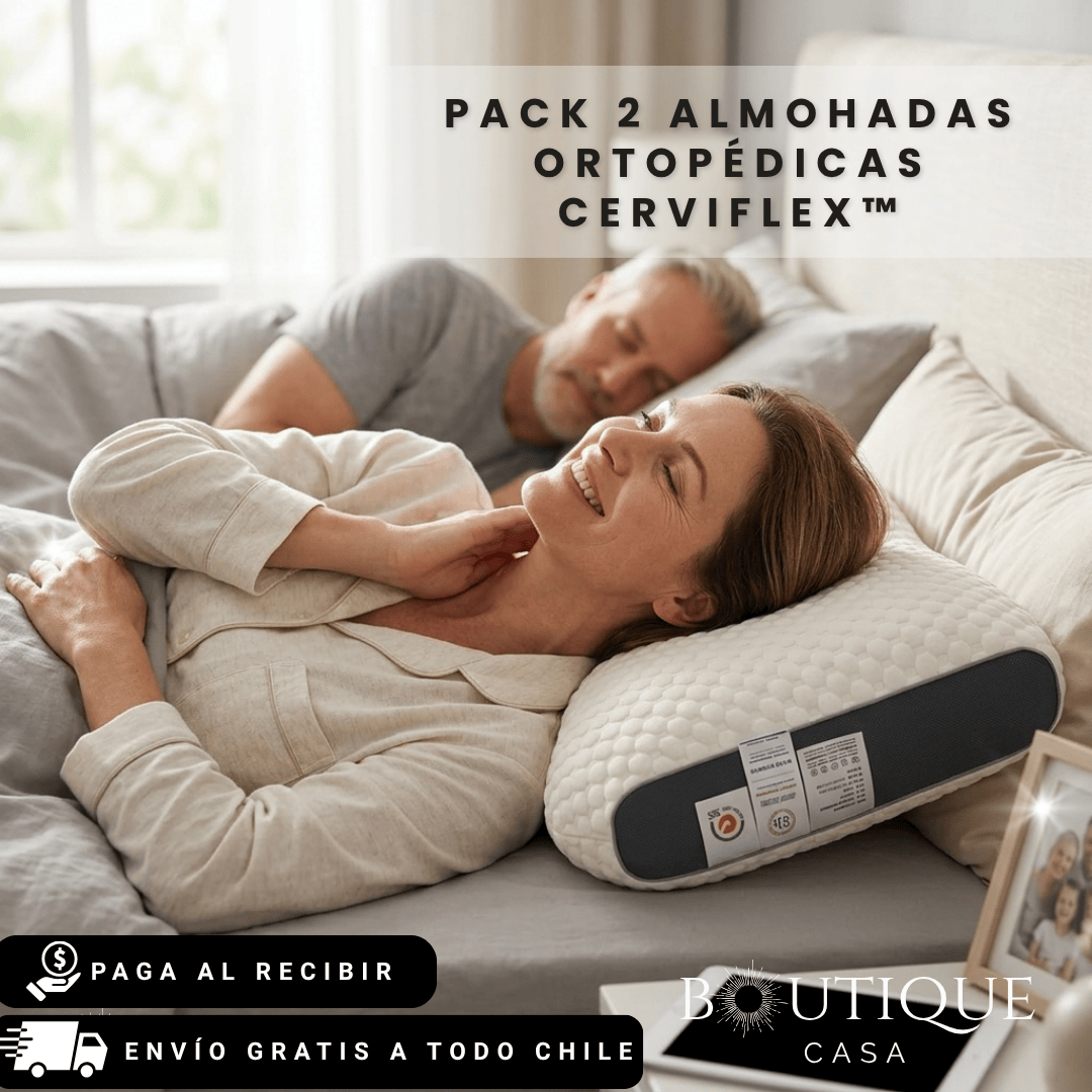 Pack 2 Almohadas Ortopédicas | CerviFlex™
