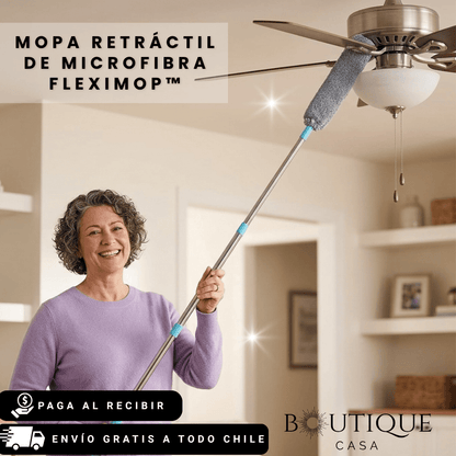 Mopa retráctil de microfibra | FlexiMop™