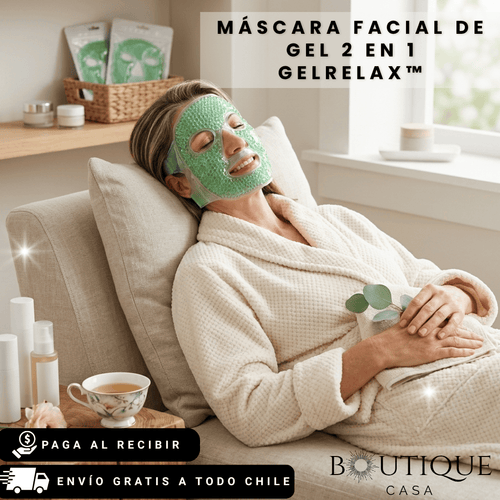 Máscara facial de gel 2 en 1 | GelRelax™