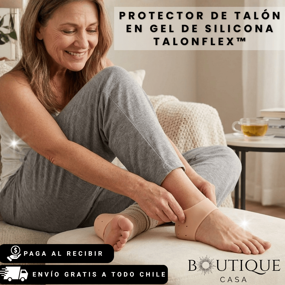 Protector de talón en gel de silicona | TalonFlex™