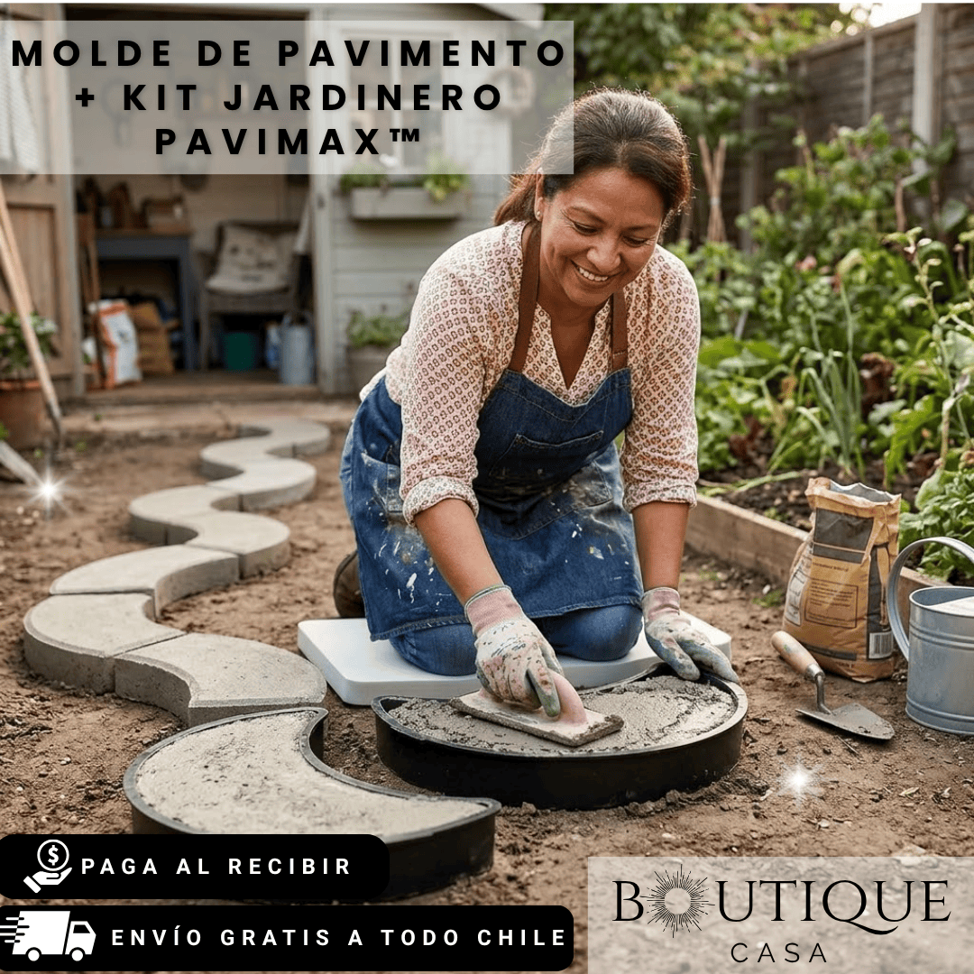Molde de Pavimento + Kit Jardinero | PaviMax™