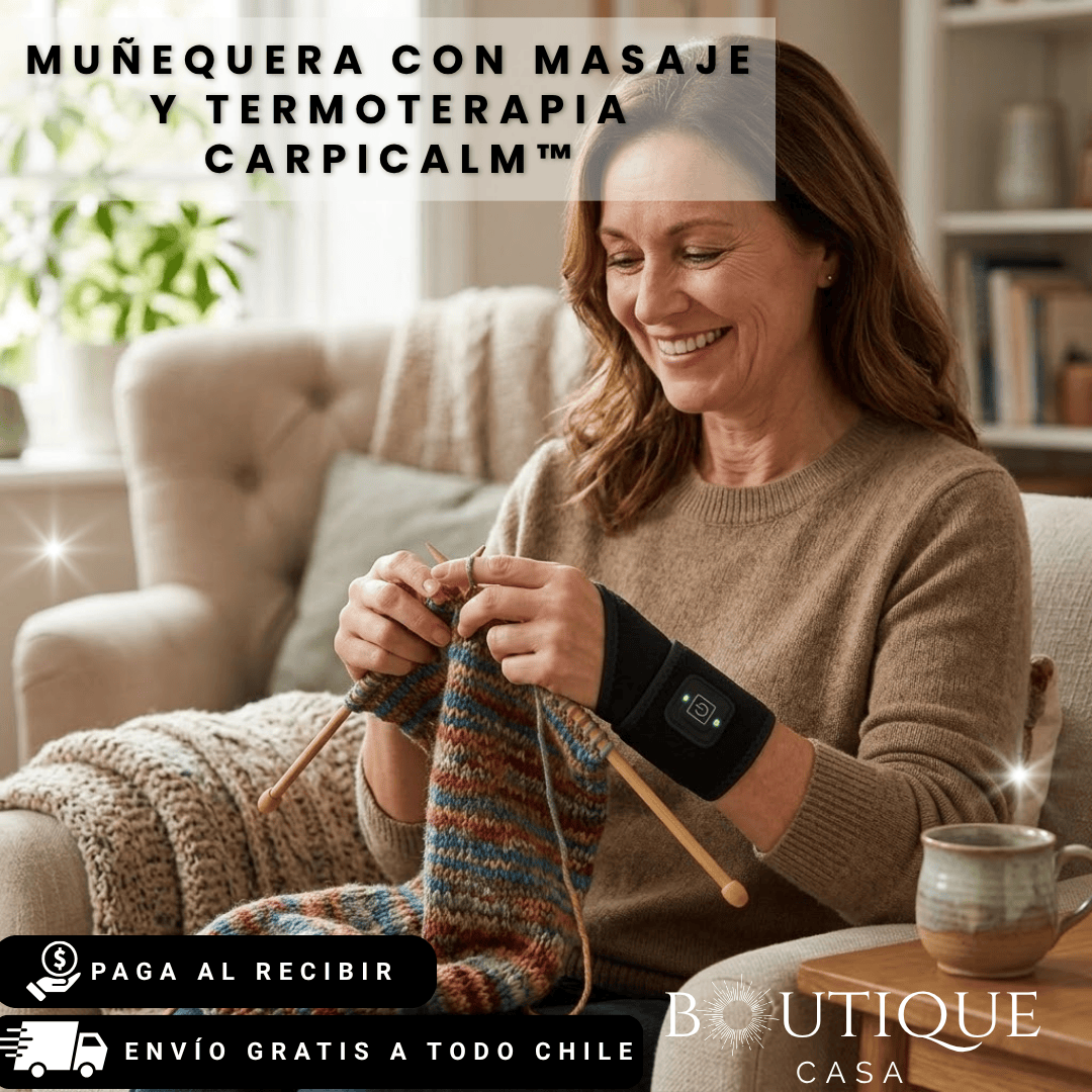 Muñequera con Masaje y Termoterapia | CarpiCalm™