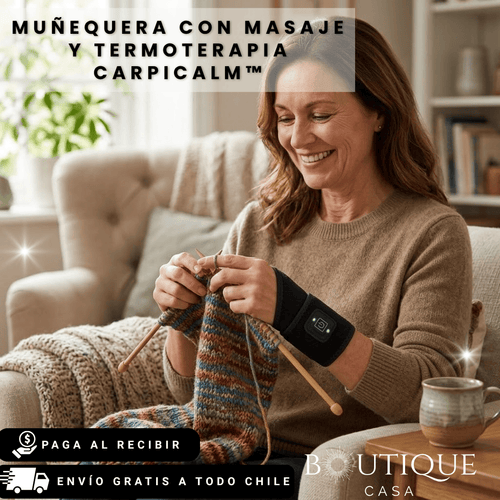 Muñequera con Masaje y Termoterapia | CarpiCalm™